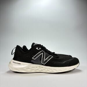 New Balance Fresh Foam Black White Lace Up Running Shoes Sneakers Women’s Size 8